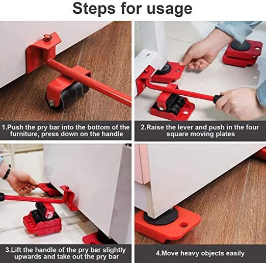 Furniture Lifter Mover Tool Set Heavy Duty Furniture Shifting
