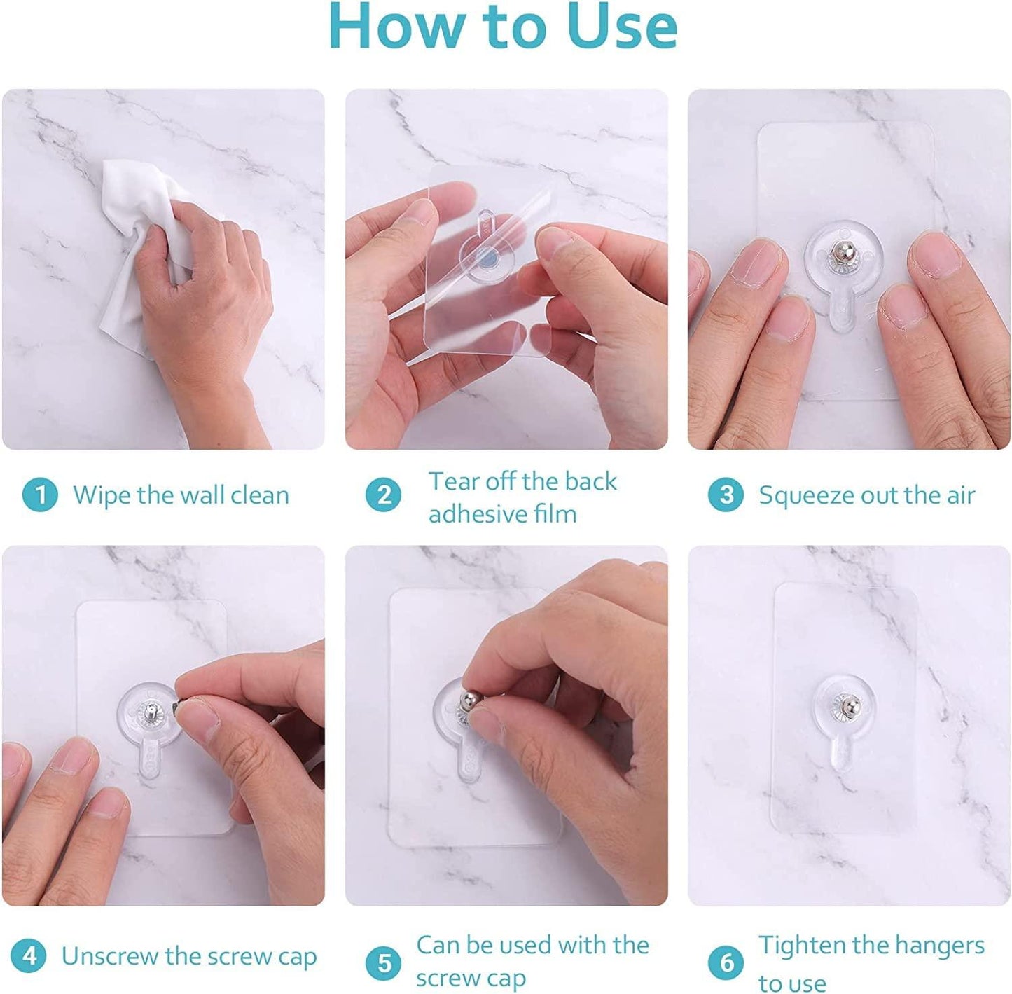 Adhesive Wall Hooks