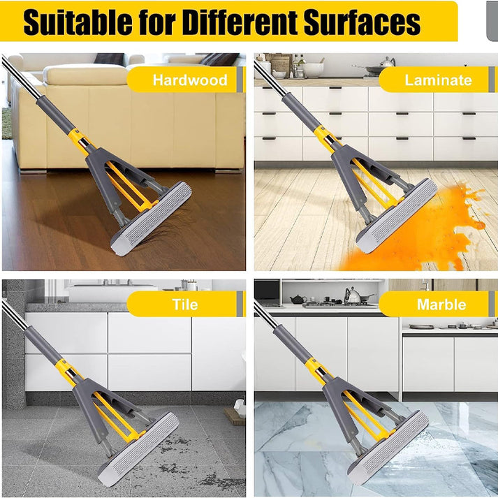 Multi Purpose foldable Floor Cleaning Squeeze Magic Mop