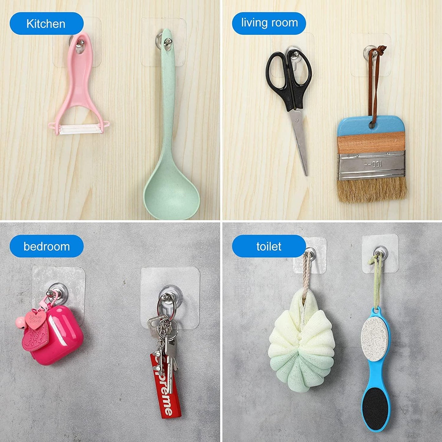 Adhesive Wall Hooks