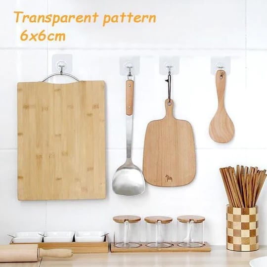 Self Adhesive Wall Hooks Heavy Duty Sticky Hooks For Hanging 10kg Max Waterproof