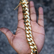 Gold Cuban Bracelet Men