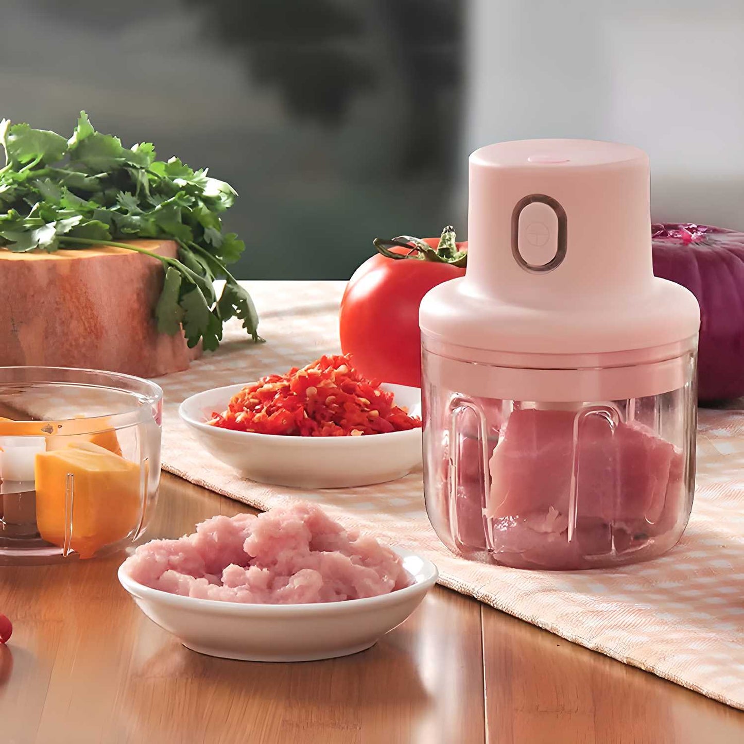 Portable USB Rechargeable Electric Chopper