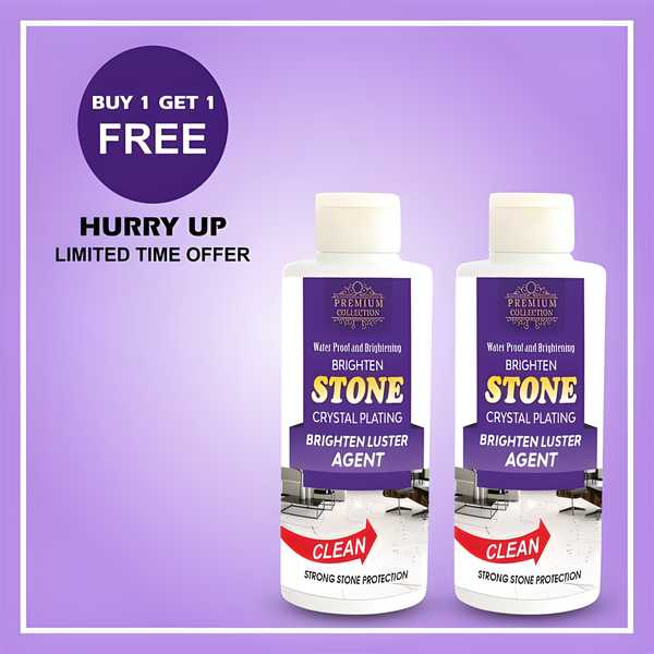 Crystal Stone & Marble Cleaner (Buy 1 Get 1 Free)