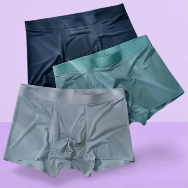 Ice Silk Boxers (Buy 1 Get 2 Free)