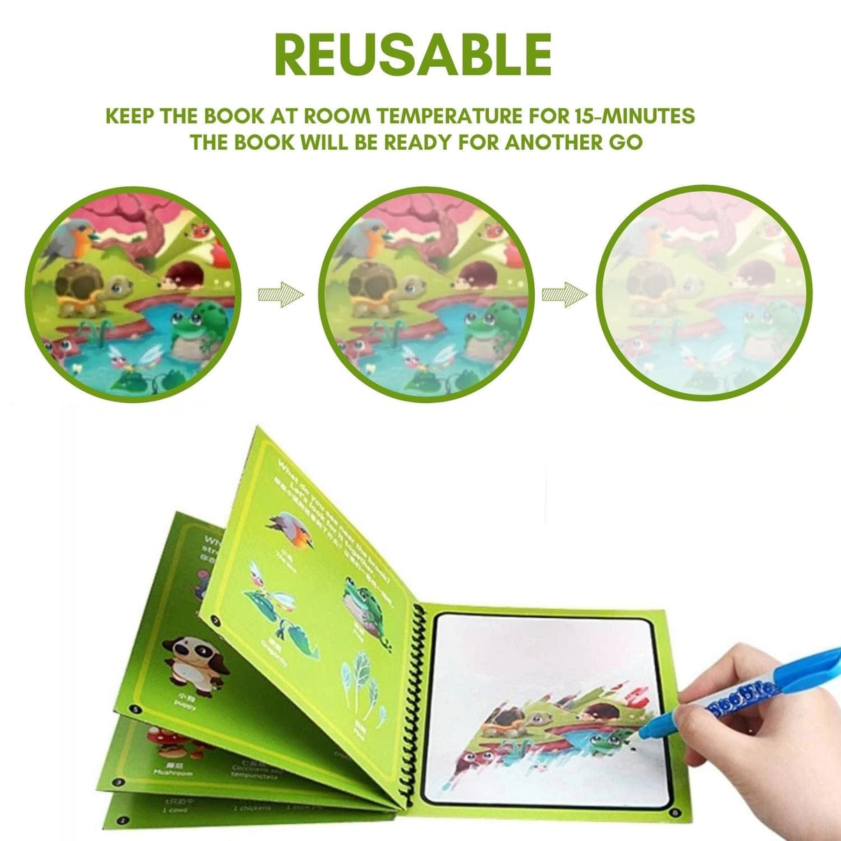 Reusable Water Painting Book (Buy 1 Get 1 Free)