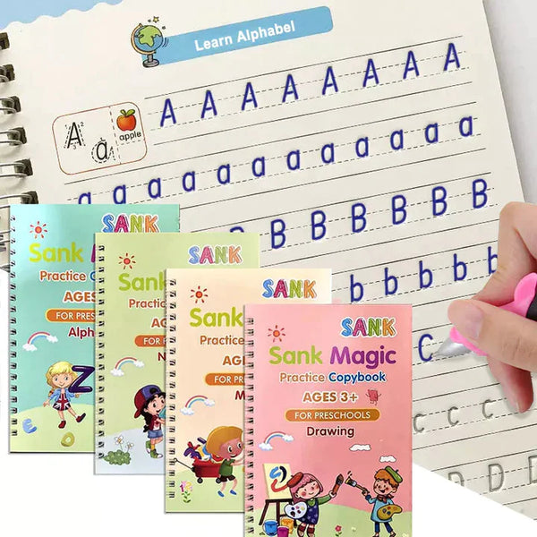 Sank Magic Practice Copybook (4 Books)