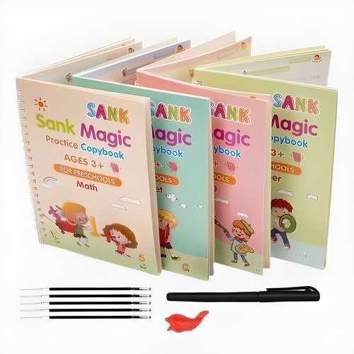 Sank Magic Practice Copybook (4 Books)