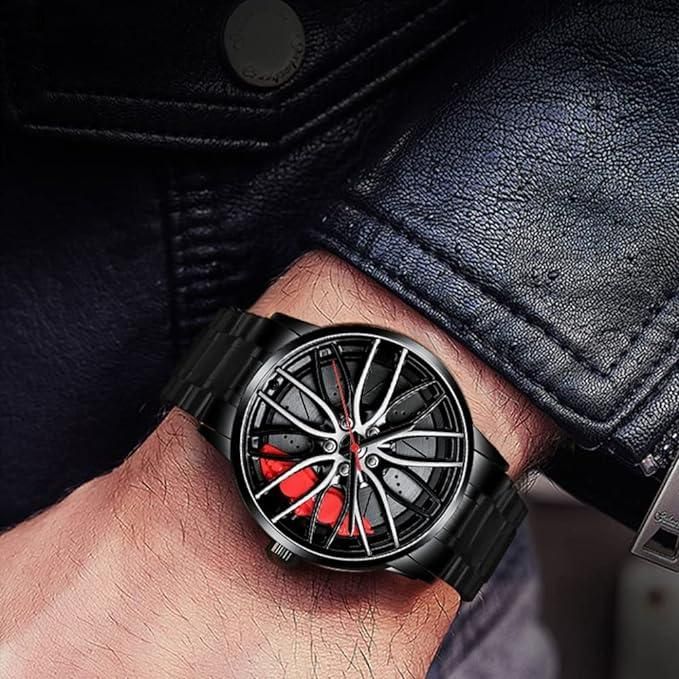 Luxury Car Wheel Watch